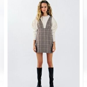 NWT Zara Plaid Striped Jumper